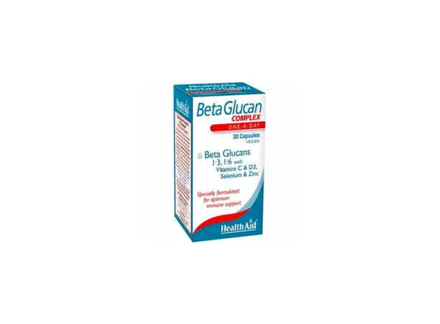 Health Aid Beta Glucan Complex 30vcaps - Kυκλοφορικό-καρδιά στο Pharmakeio Online