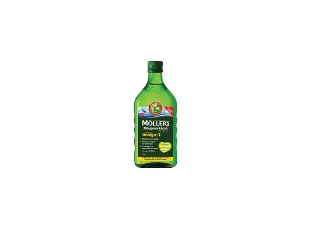 Moller's Μουρουνέλαιο Lemon 250ml - Λιπαρά οξέα- Ω3-Ω6-Ω9 στο Pharmakeio Online